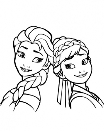 Anna Coloring Pages Easy Drawing - SheetalColor.com