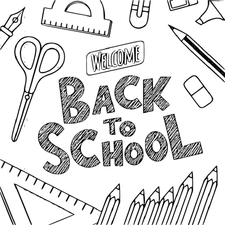 Back to School Coloring Sheet - SheetalColor.com