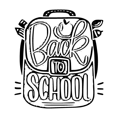 Back to School Bag Coloring Page - SheetalColor.com
