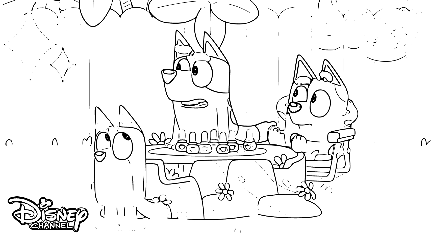 Bluey Coloring Page 15