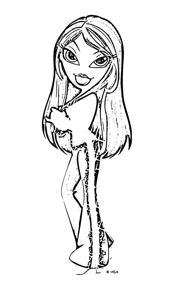 Bratz Coloring sheet - SheetalColor.com