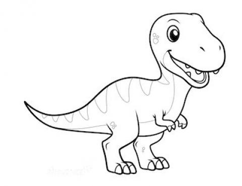 Best Dinosaur Coloring Pages for Kids - SheetalColor.com