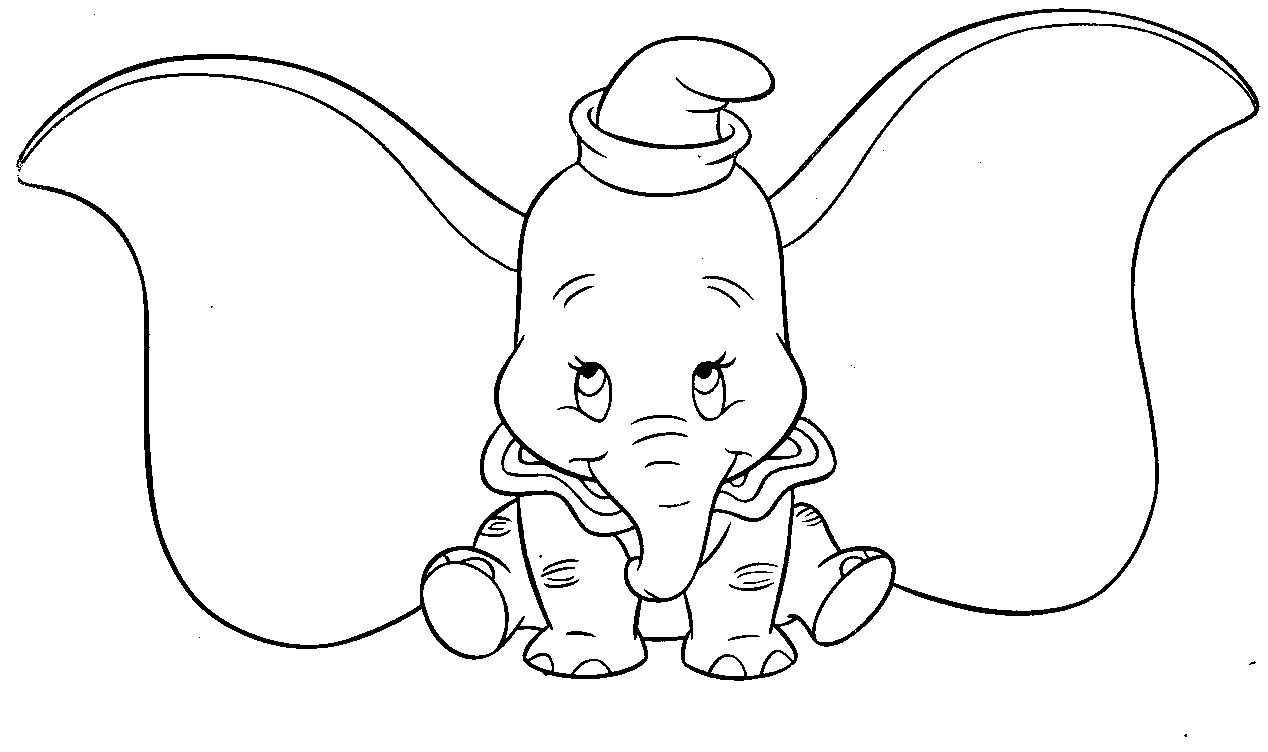 Dumbo to print - Dumbo Kids Coloring Pages - SheetalColor.com