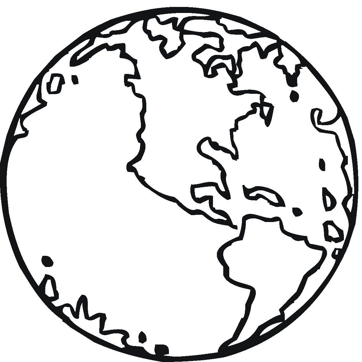 Free Printable Earth Coloring Pages For Kids - SheetalColor.com