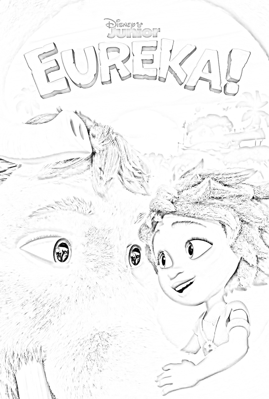 Disney Eureka Coloring Page 4 Kids - SheetalColor.com