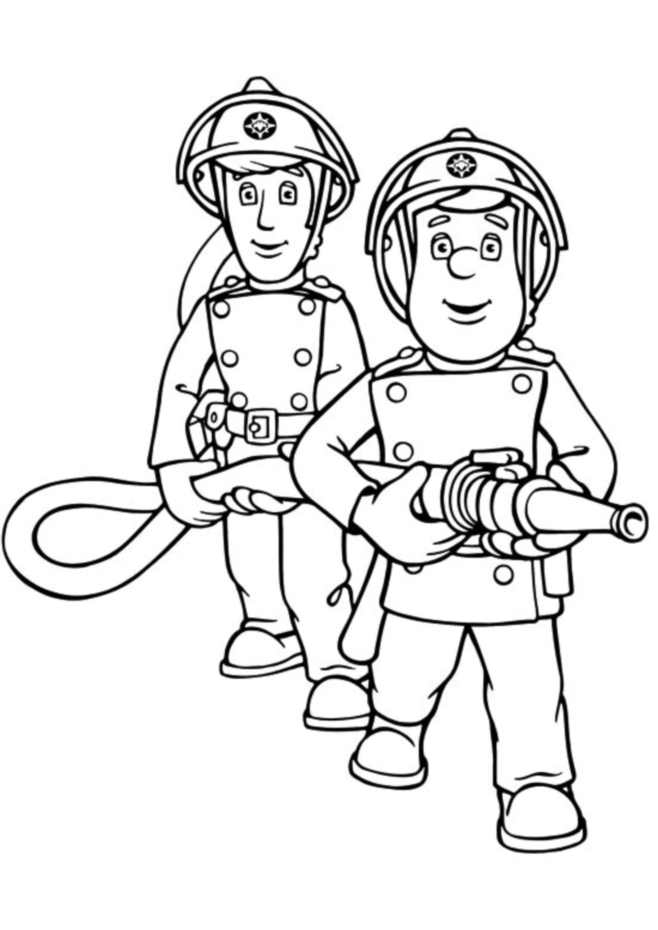 Fireman sam to print Coloring Pages - SheetalColor.com