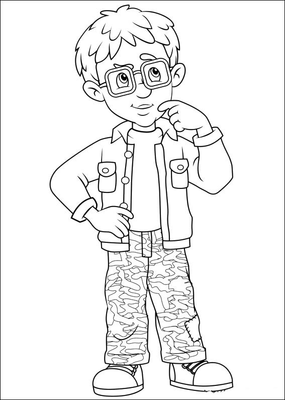 Printable Coloring Sheets Fireman Sam - SheetalColor.com