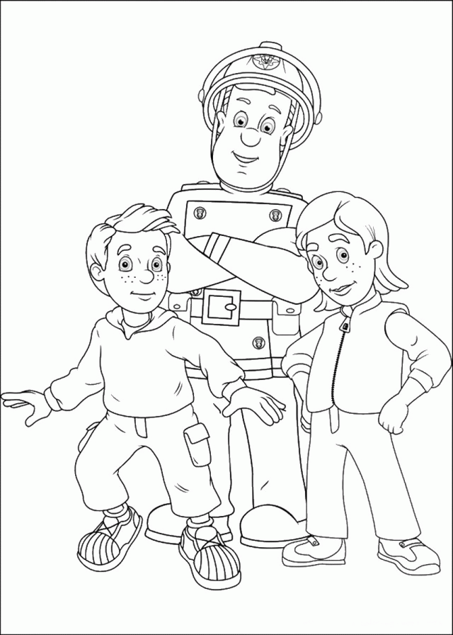 Fireman Sam Coloring Pages - SheetalColor.com