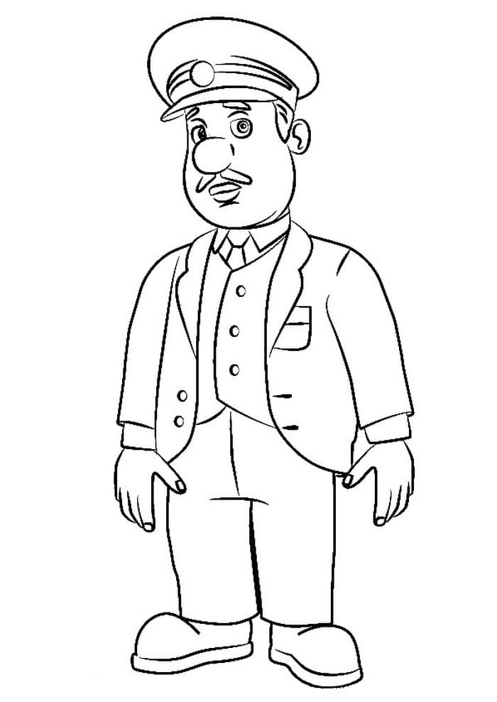 Coloring Pages Fireman Sam - SheetalColor.com