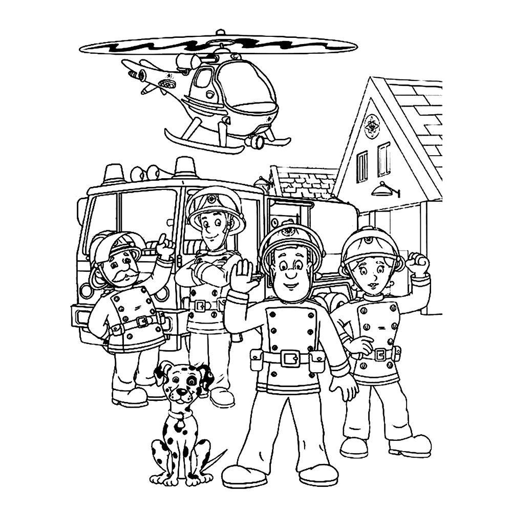 Fireman Sam Coloring Pages - Best Coloring Pages For Kids ...