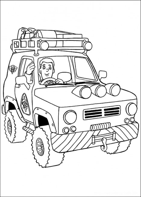 Fireman Sam Cl Colouring Pages - SheetalColor.com