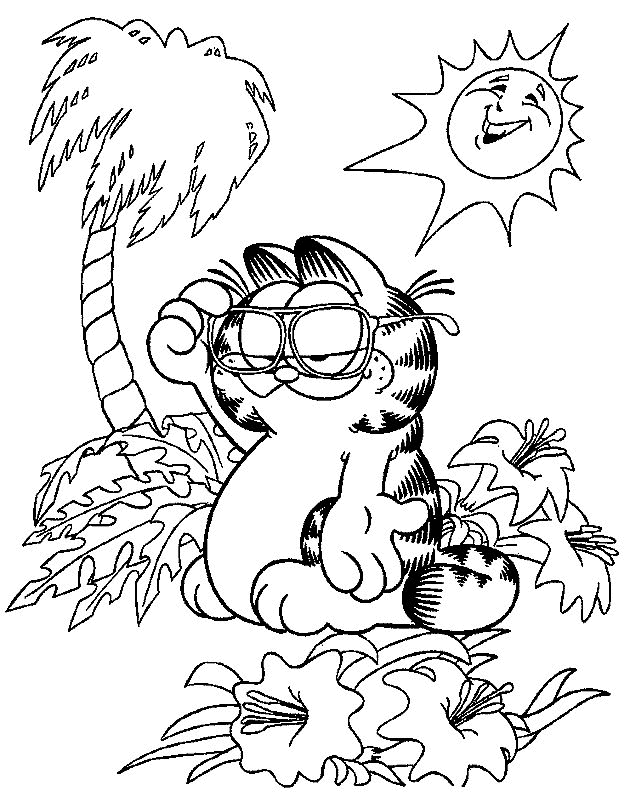 Free Garfield Coloring Sheets - SheetalColor.com