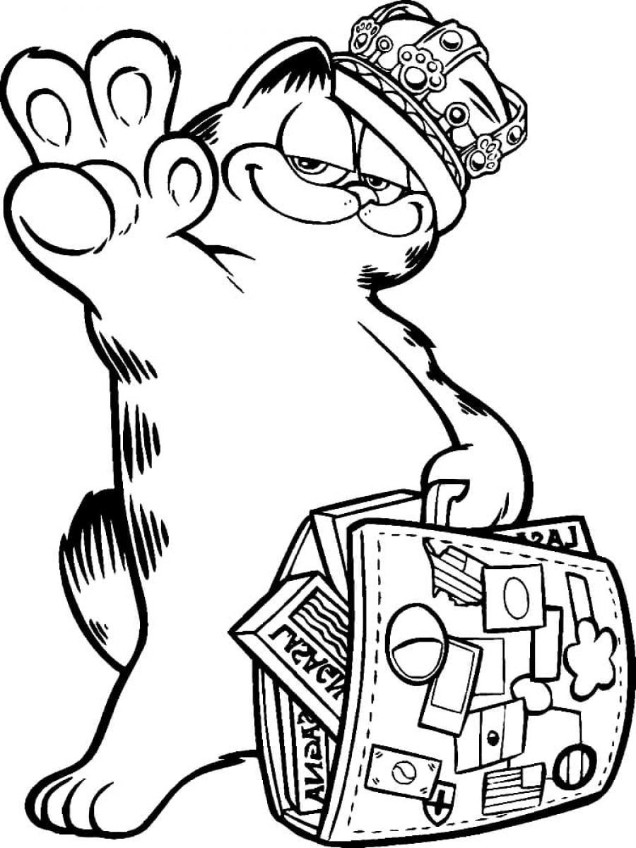 Garfield Coloring Pages - SheetalColor.com