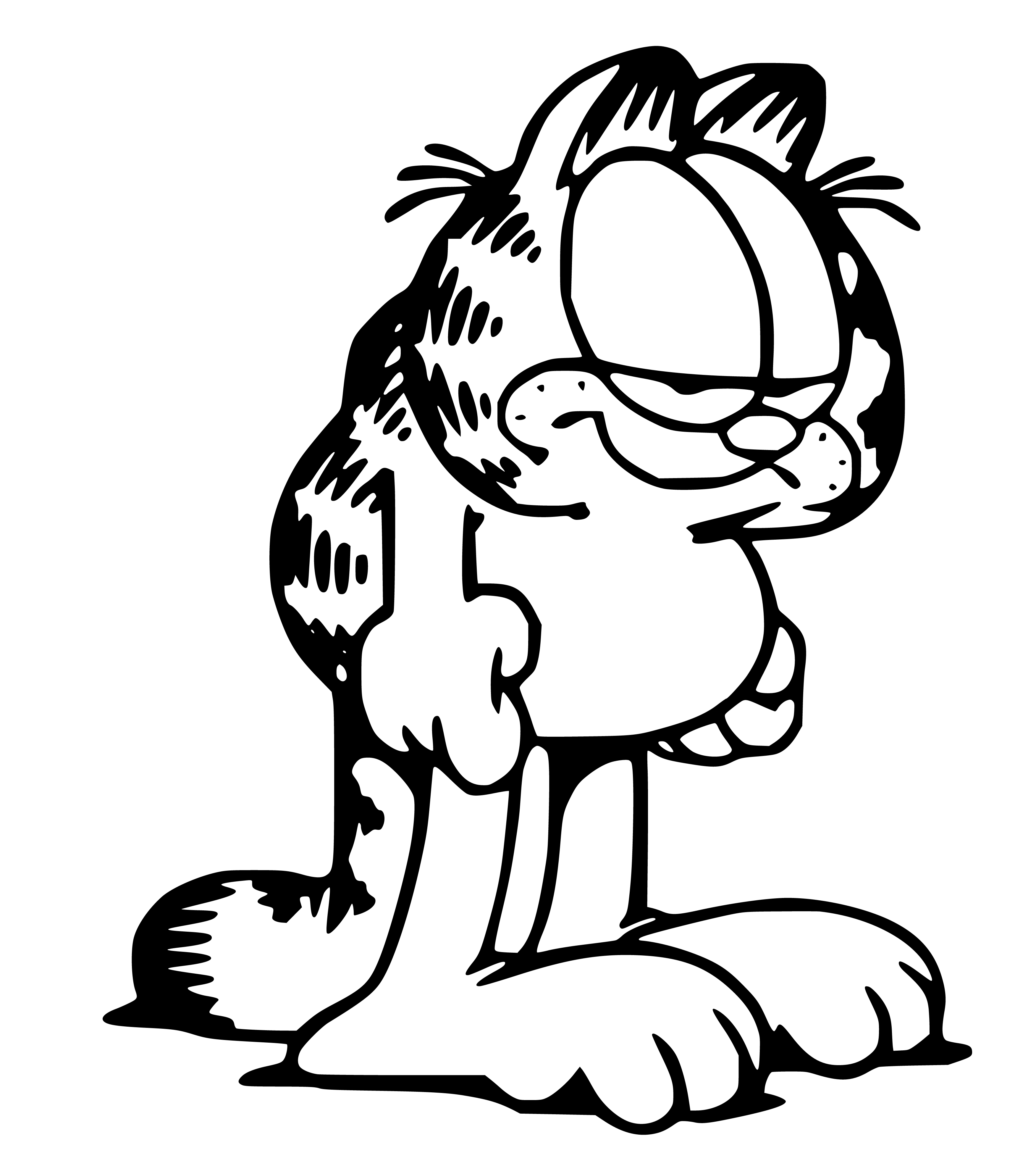 Garfield Coloring Sheets
