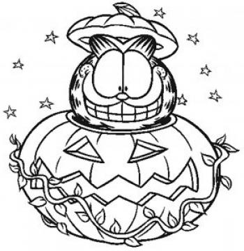 Garfield - Free printable Coloring pages for kids - SheetalColor.com