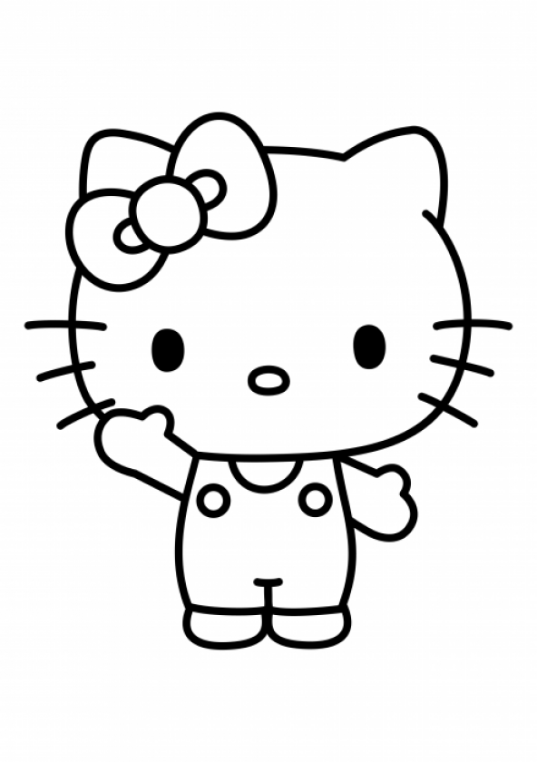 Hello Kitty coloring pages, Hello Kitty coloring pages - SheetalColor.com