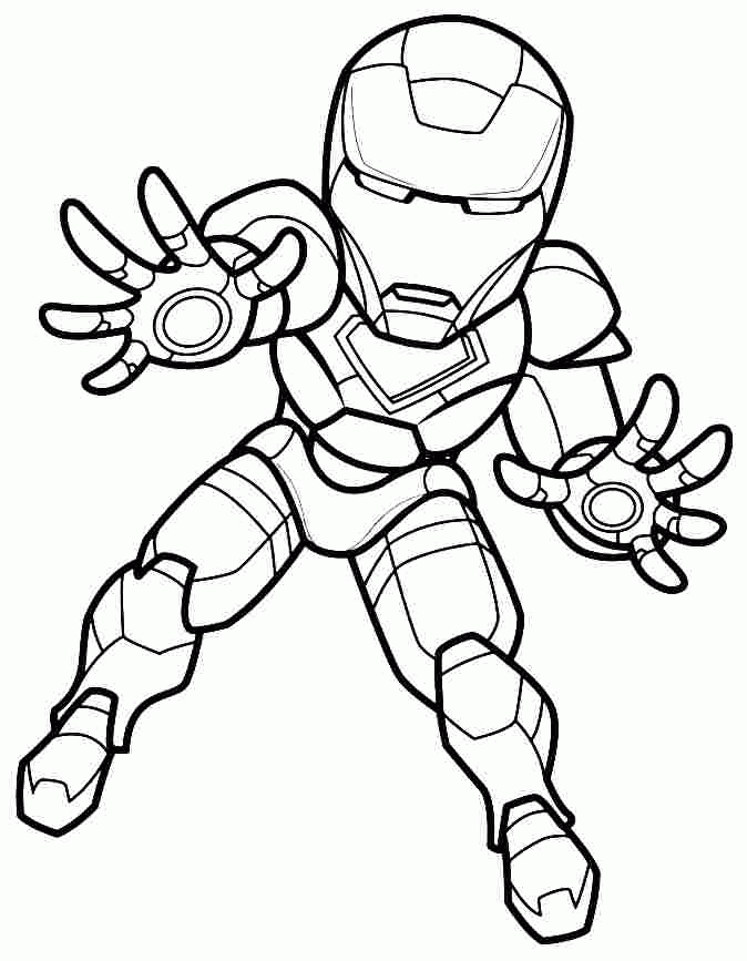 Iron Man Coloring Pages For Kids - SheetalColor.com