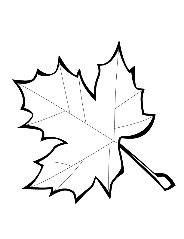 Leaf Printable - SheetalColor.com