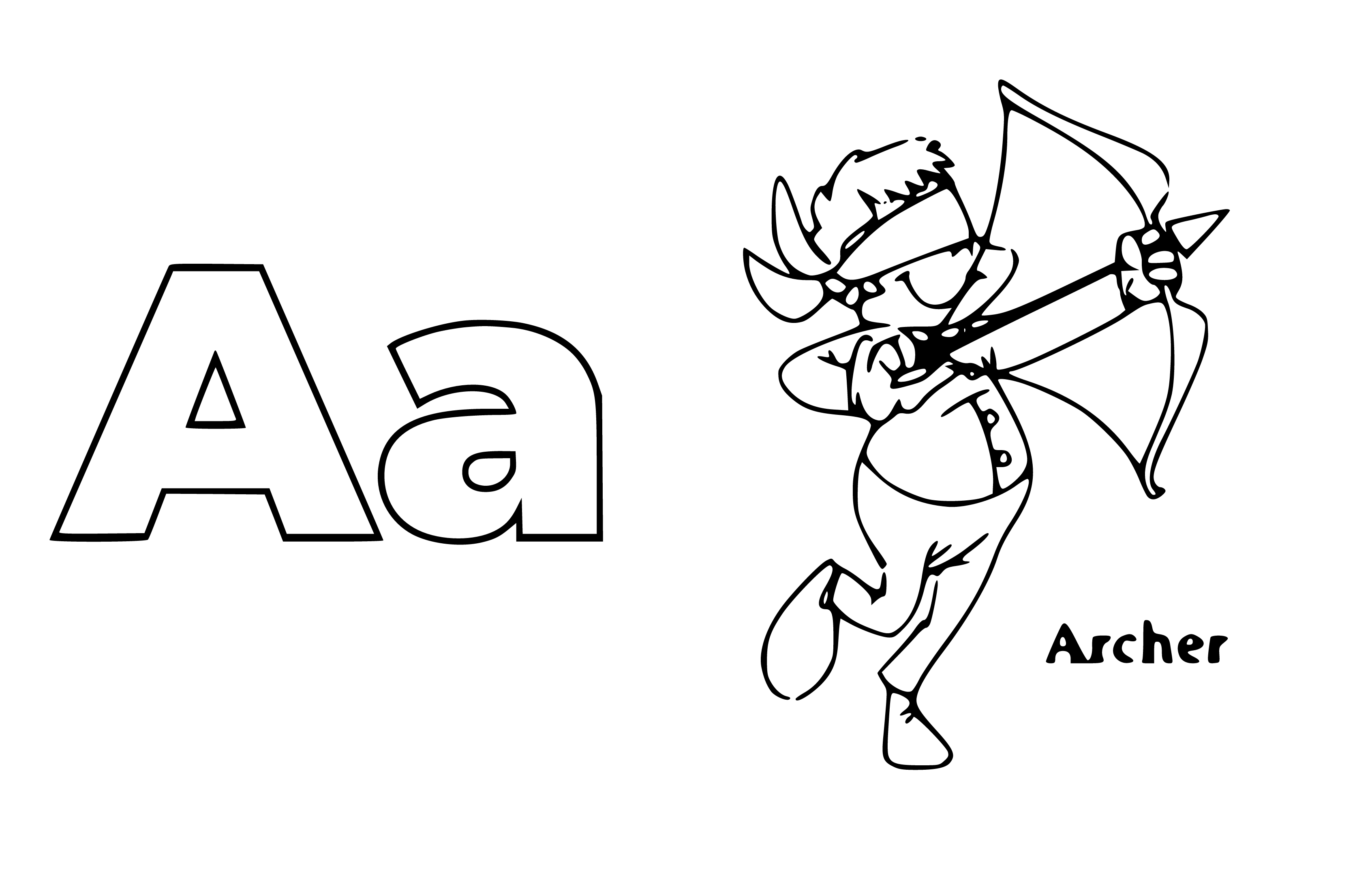 Alphabet: Letter A Coloring Sheets for Kids - SheetalColor.com