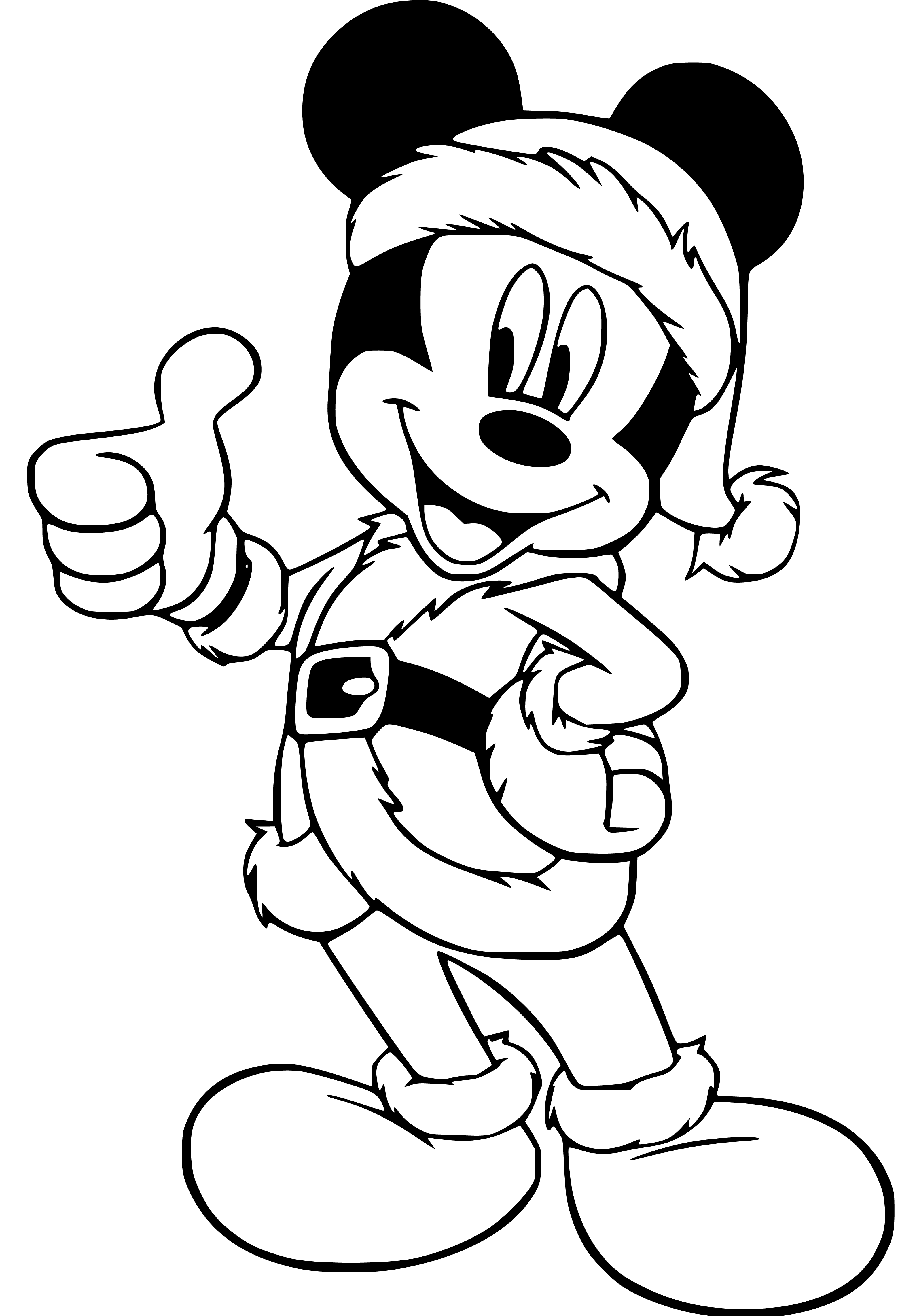 Mickey Mouse Coloring Page - SheetalColor.com