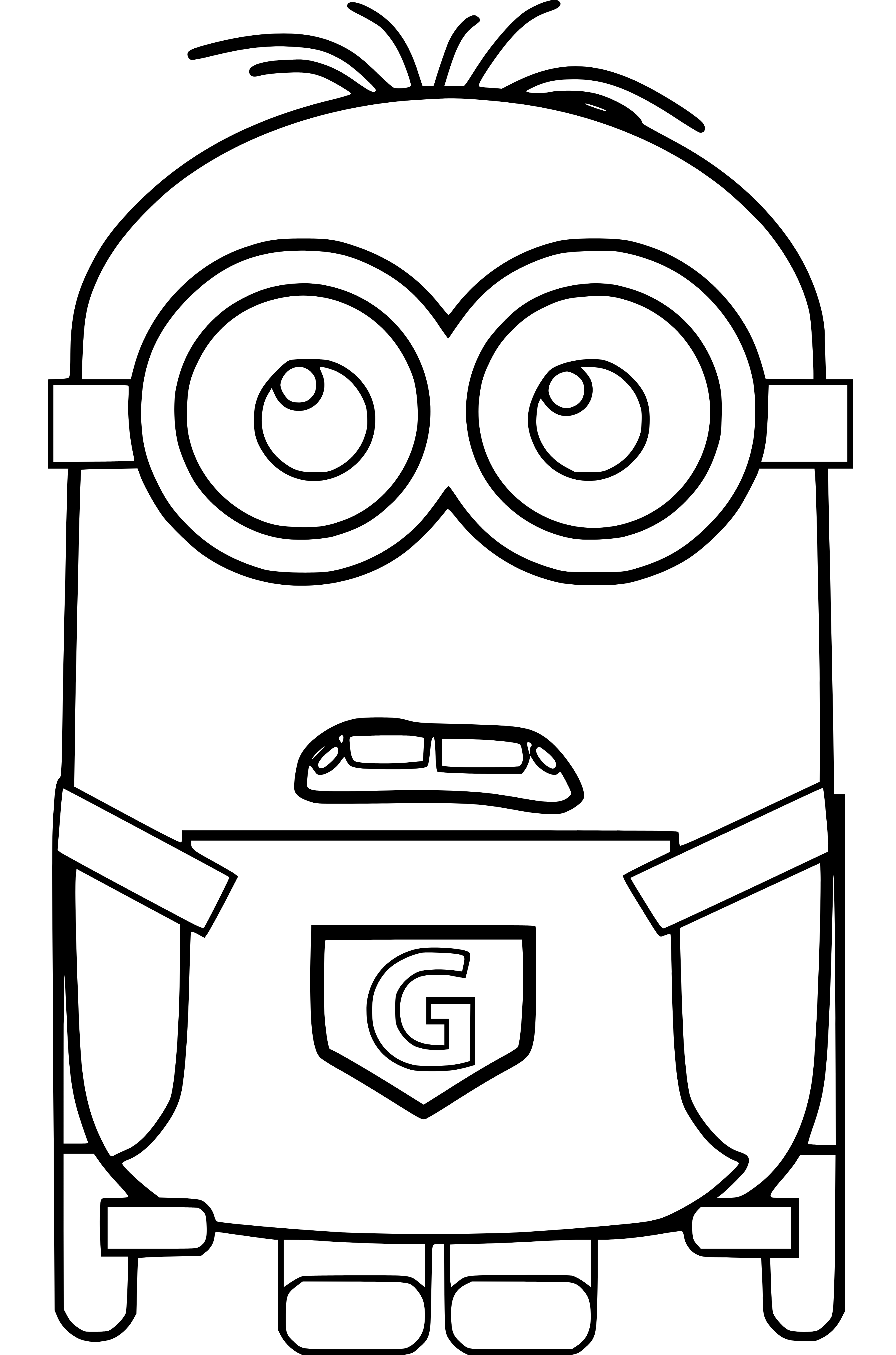 Minions as Superheroes Coloring Page 8 - SheetalColor.com