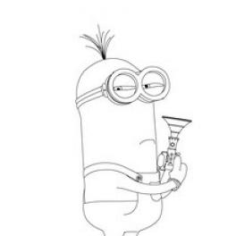 Minion coloring pages - SheetalColor.com