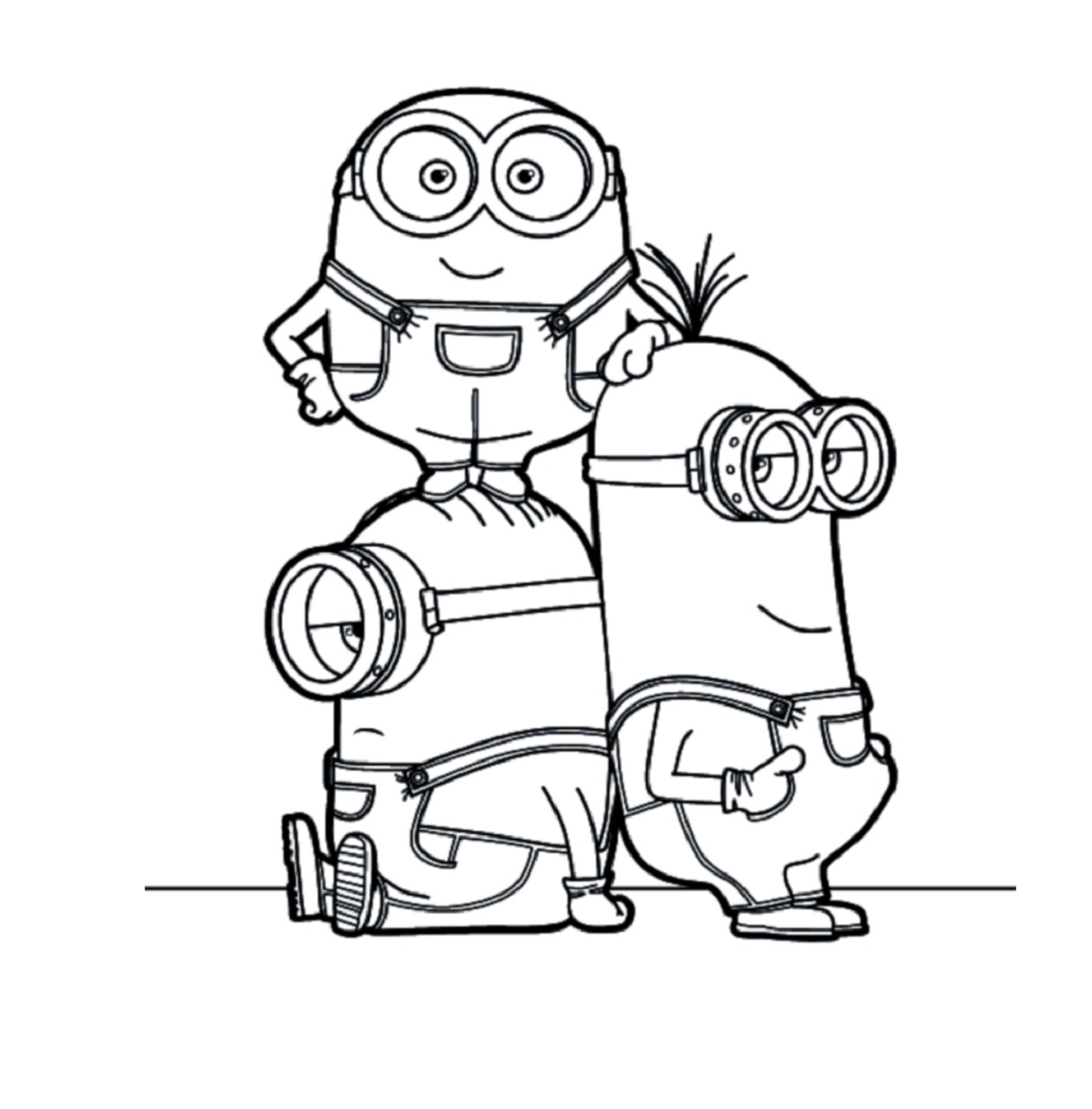 Minions Coloring Pages - SheetalColor.com