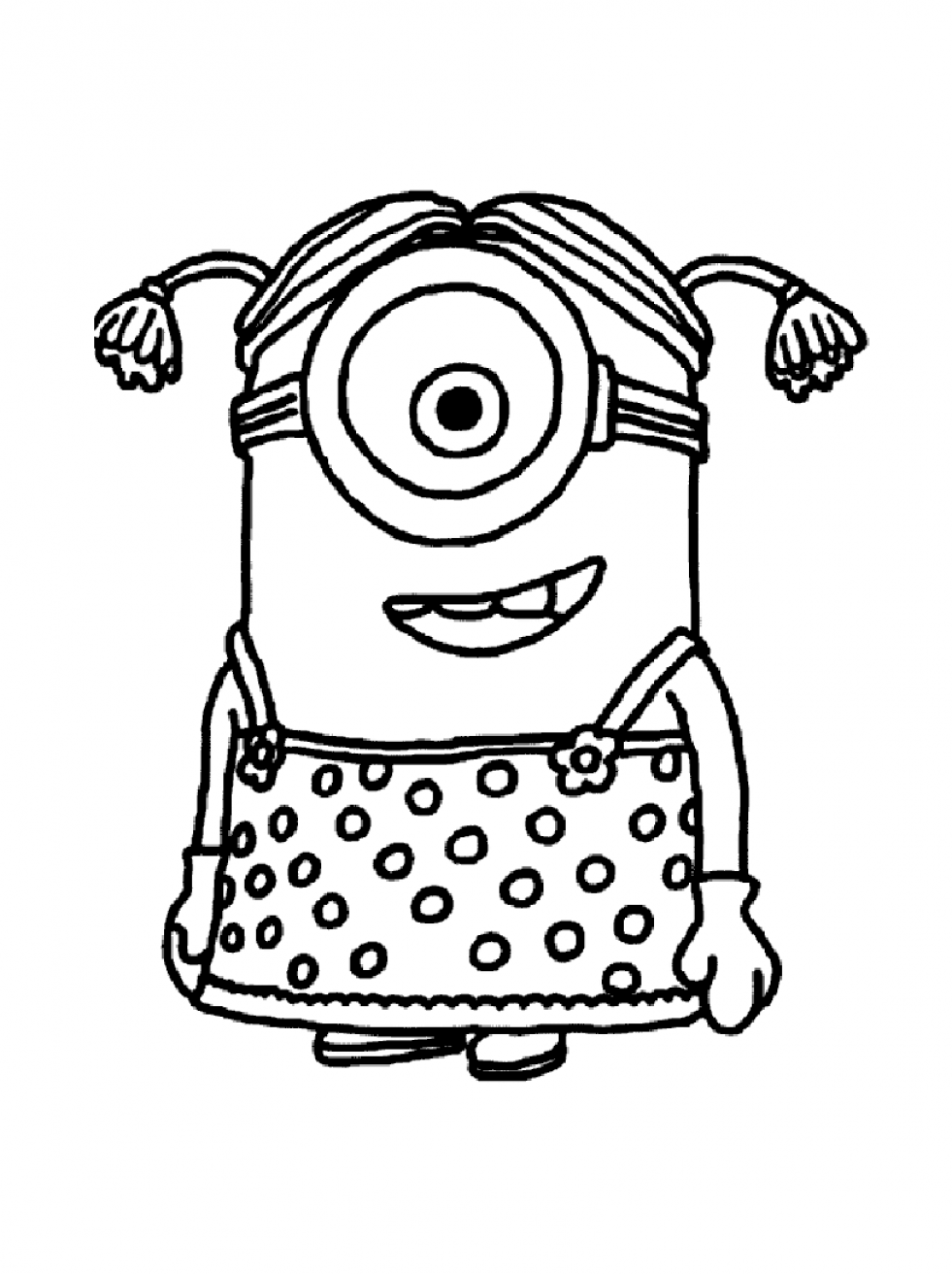Minions free to color for children - Minions Kids Coloring Pages - SheetalColor.com