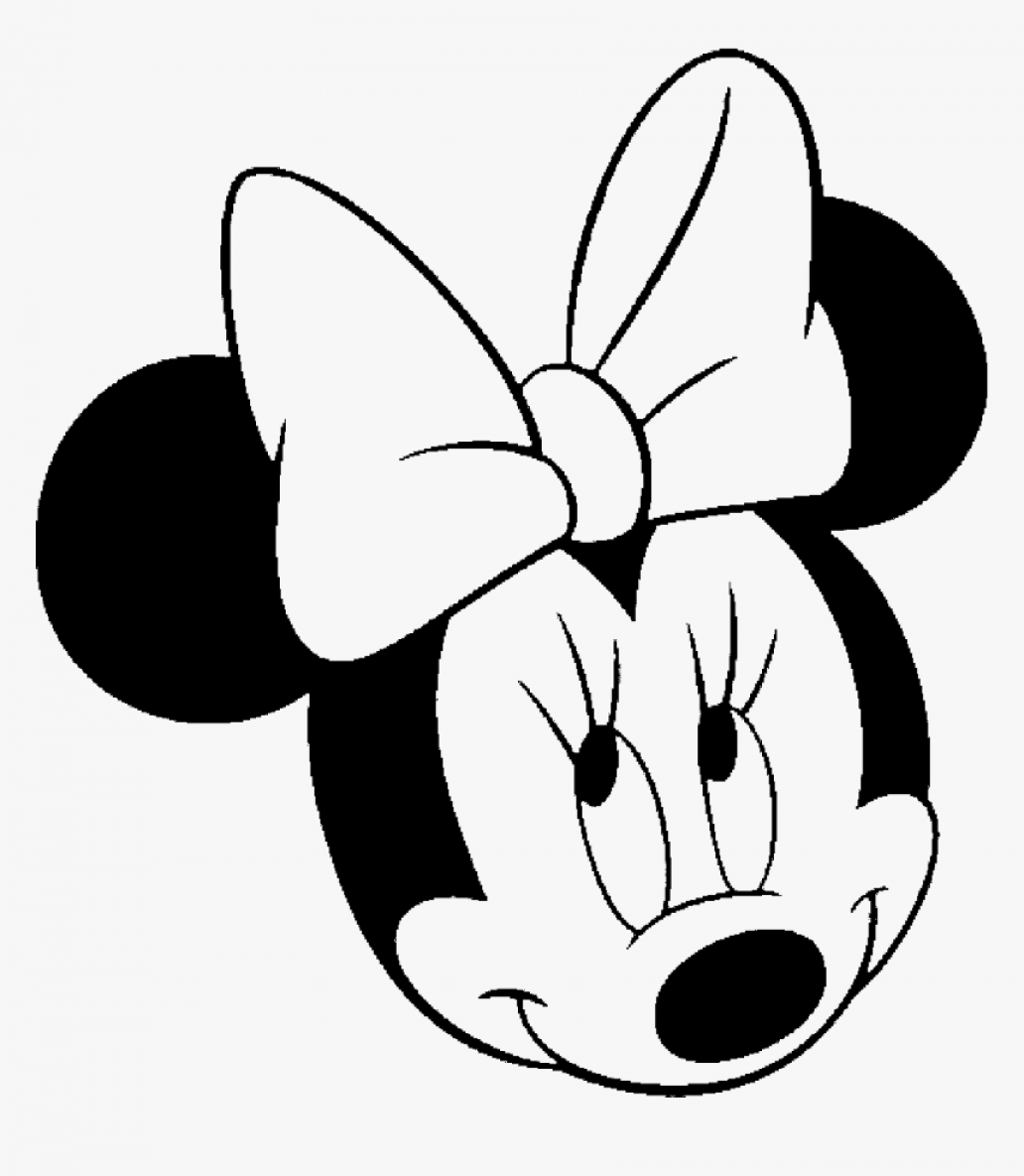 Free Minnie Mouse Coloring Pages Ribbon - SheetalColor.com