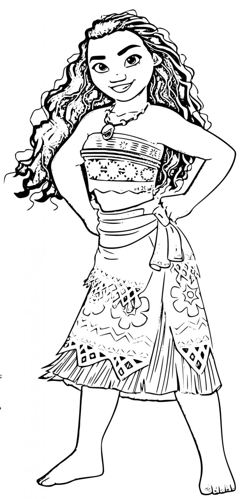 Moana Coloring Sheets Disney Princess Moana Coloring Sheets 