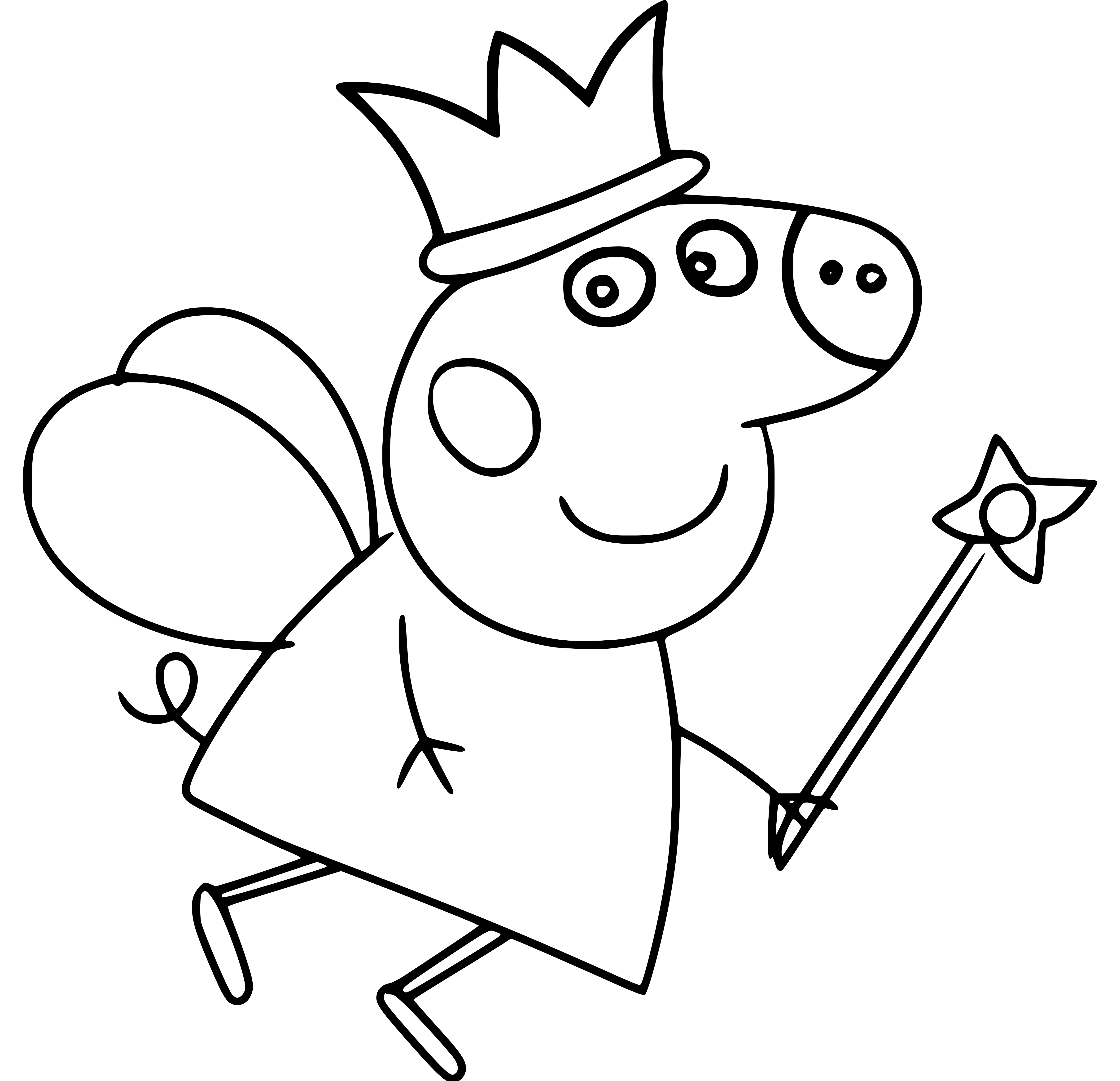 Peppa Pig Fairy Magic Wand - SheetalColor.com
