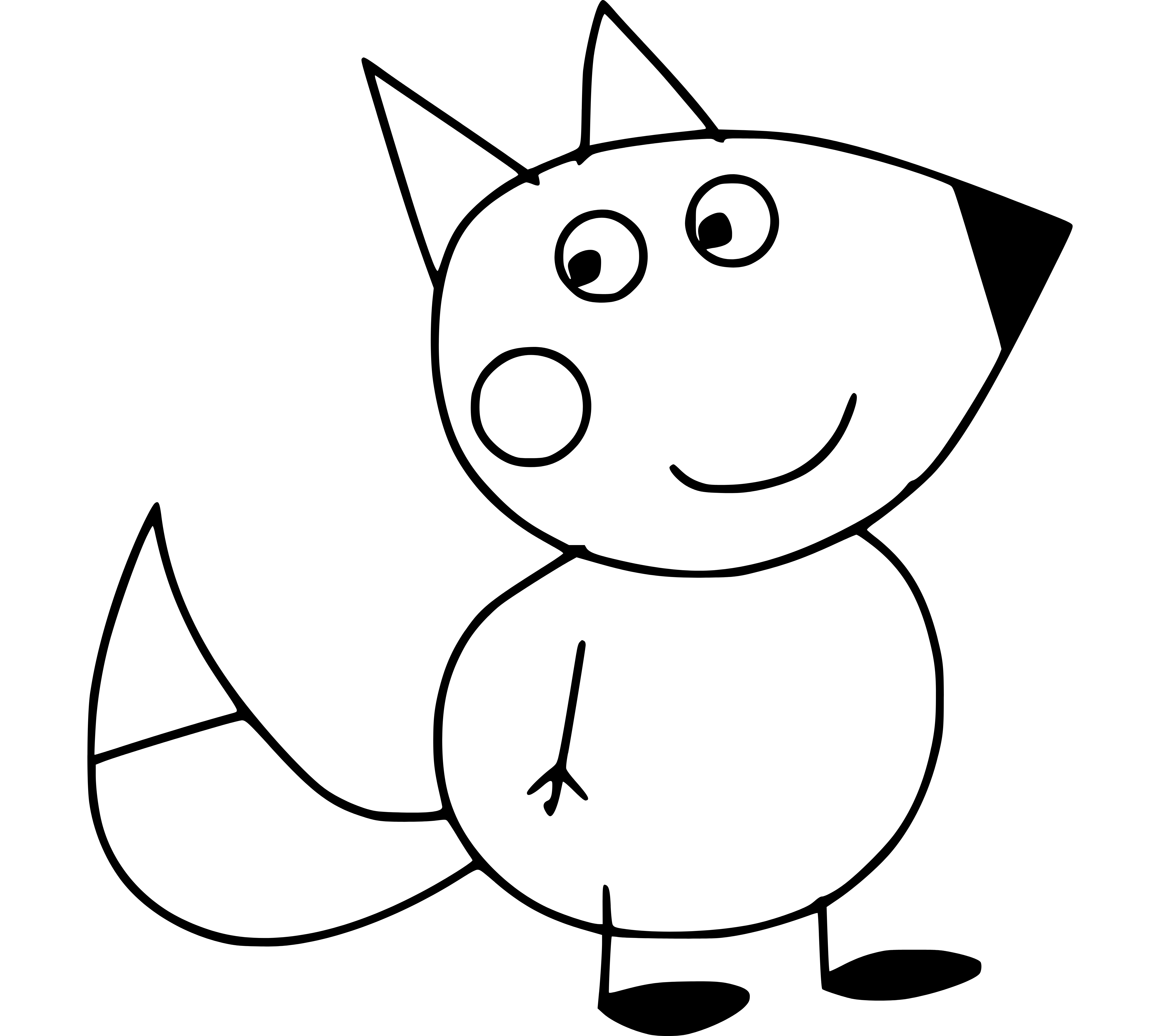 Peppa Pig: Freddie Fox - SheetalColor.com