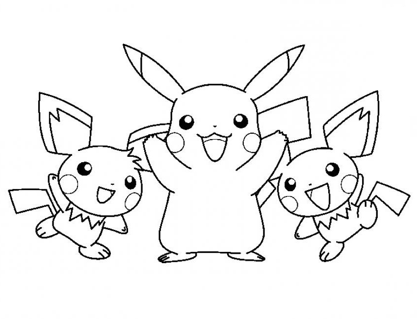 Free Printable Pikachu Coloring Pages For Kids - SheetalColor.com