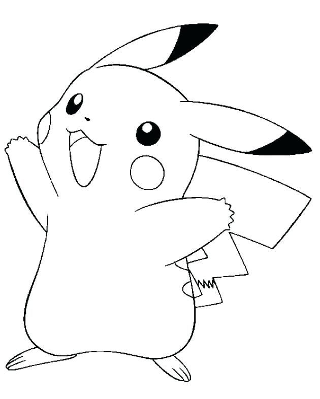 Pikachu coloring page - SheetalColor.com