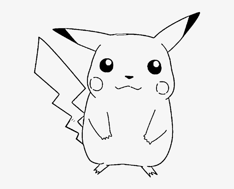 Cute Pikachu Pokemon Coloring Page - SheetalColor.com