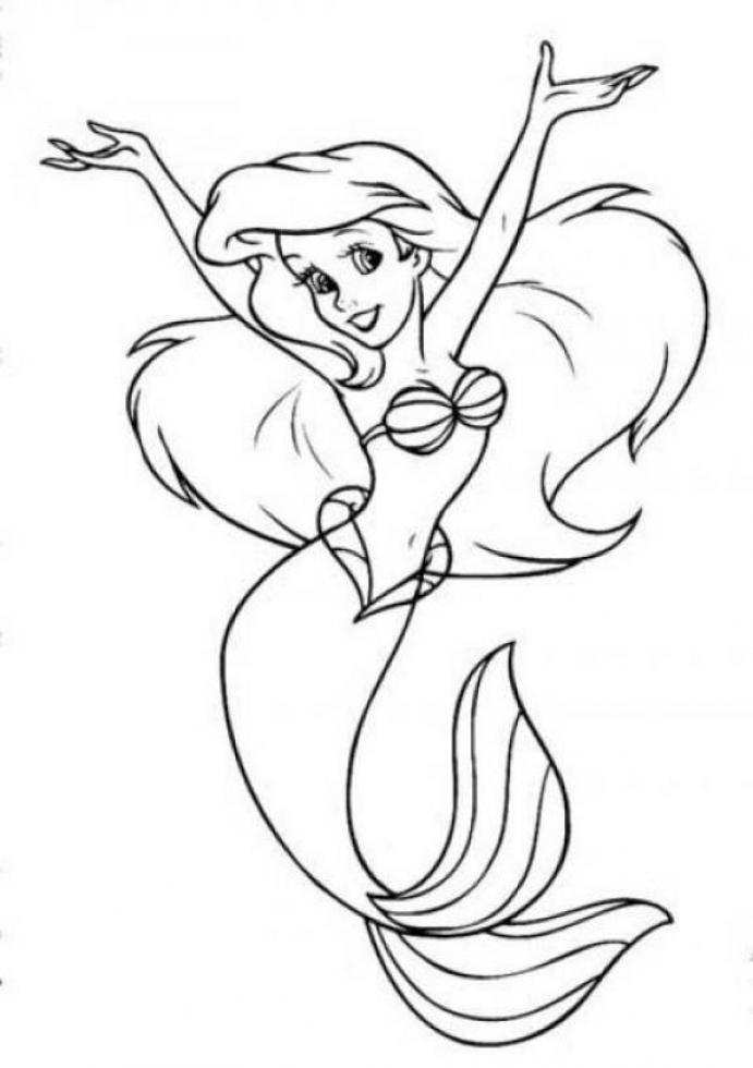 Little Mermaid Coloring Pages - SheetalColor.com