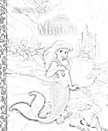the Little Mermaid Cover - SheetalColor.com