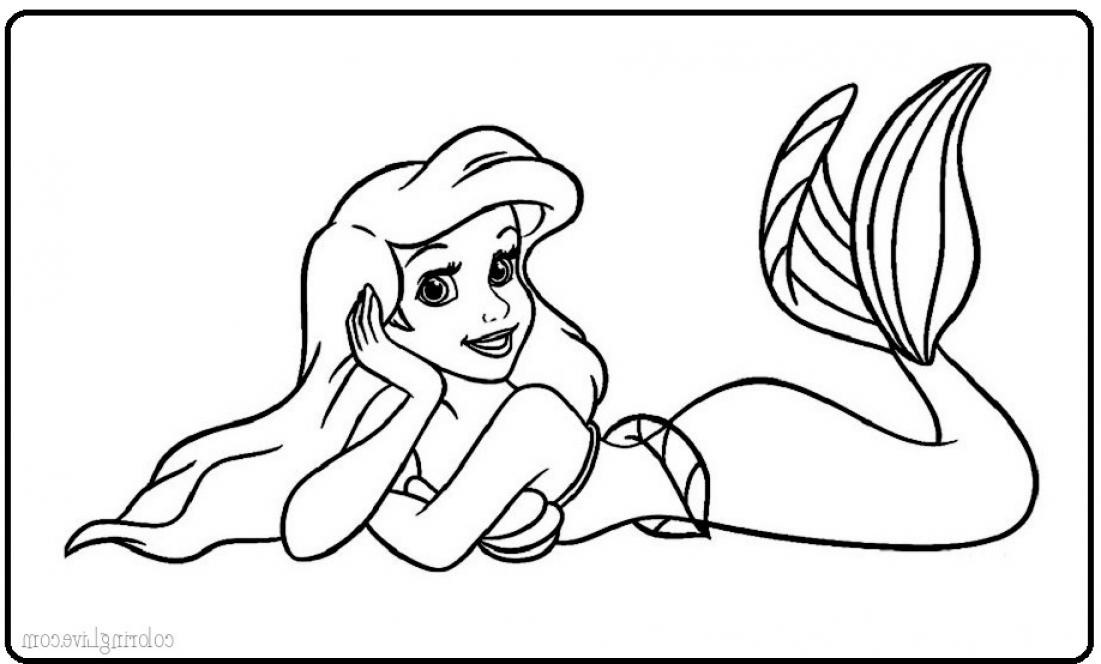 Princess Ariel Coloring Page Printable - SheetalColor.com