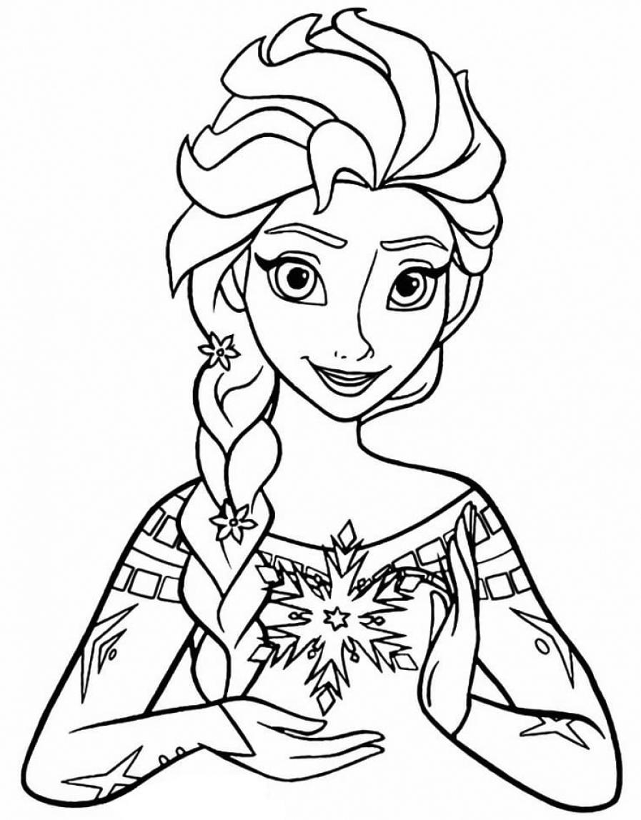 Free Printable Elsa Coloring - SheetalColor.com