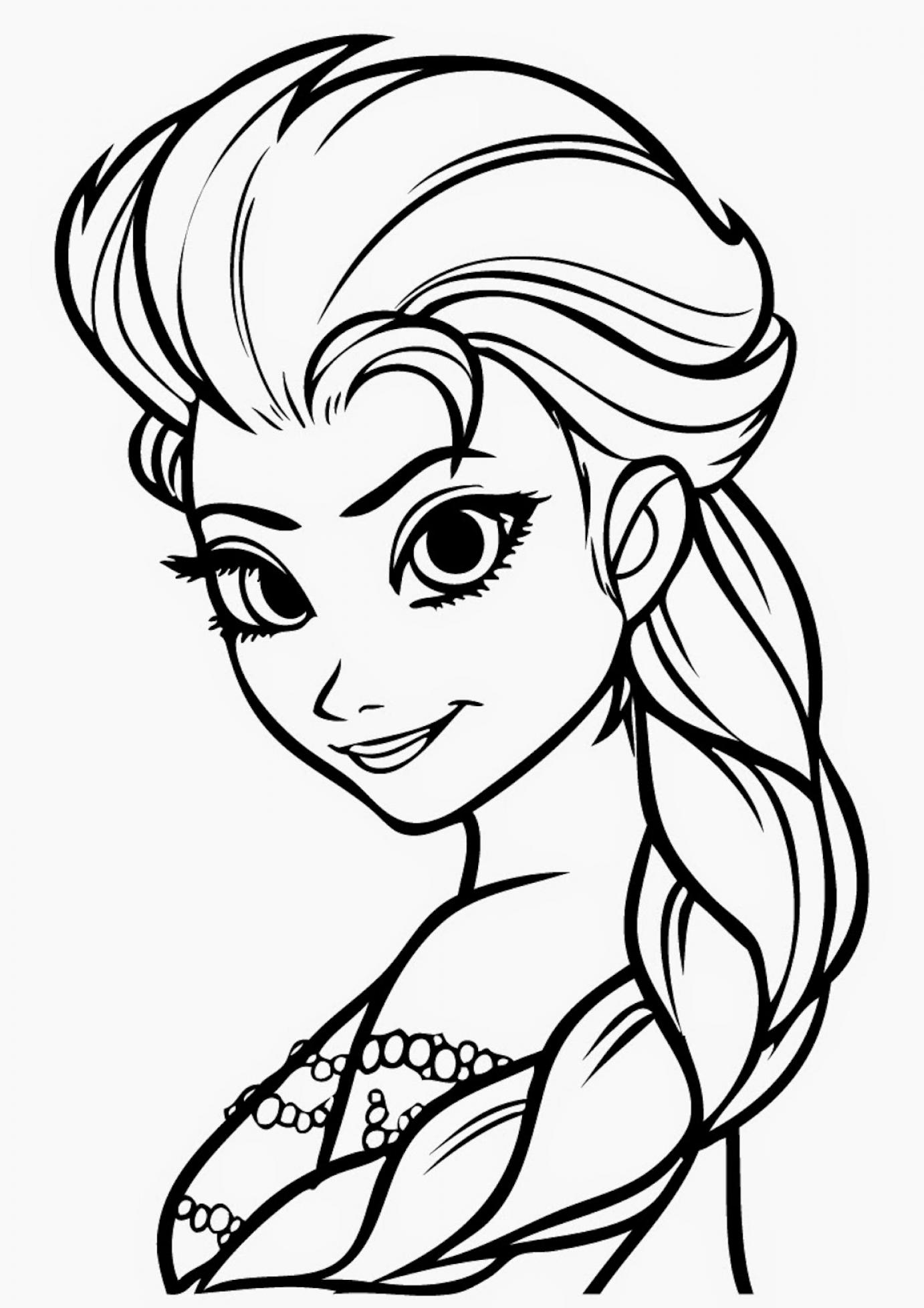 Princess Elsa Coloring Pages (Frozen) - Coloring Sheets