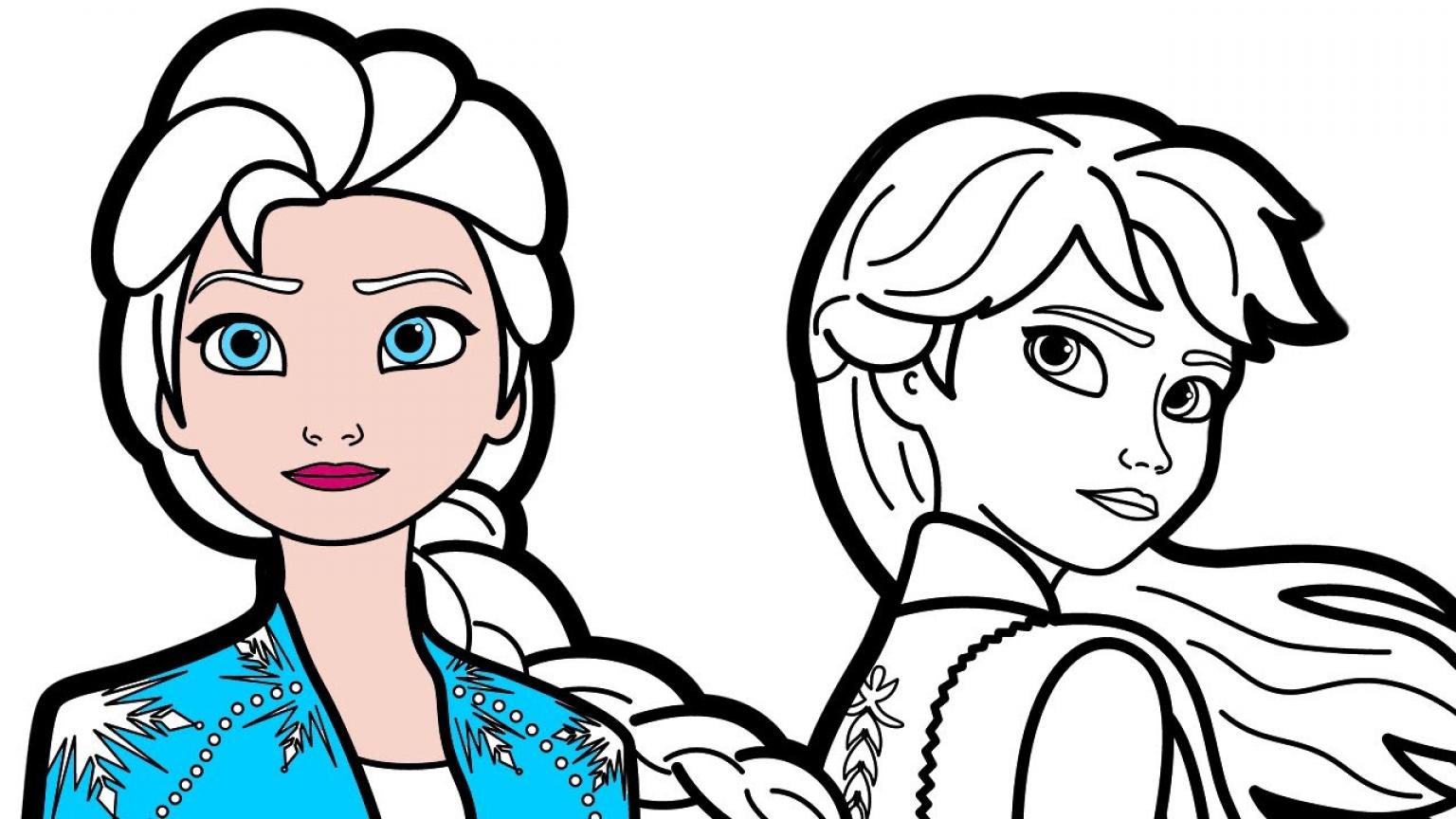 Princess Elsa Frozen 2 - Coloring Book - SheetalColor.com