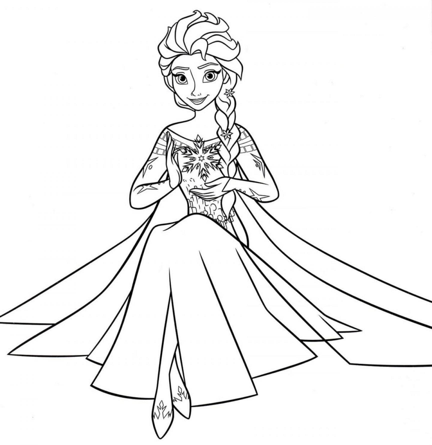 Elsa Coloring Pages | Best Coloring Pages for Girls - SheetalColor.com