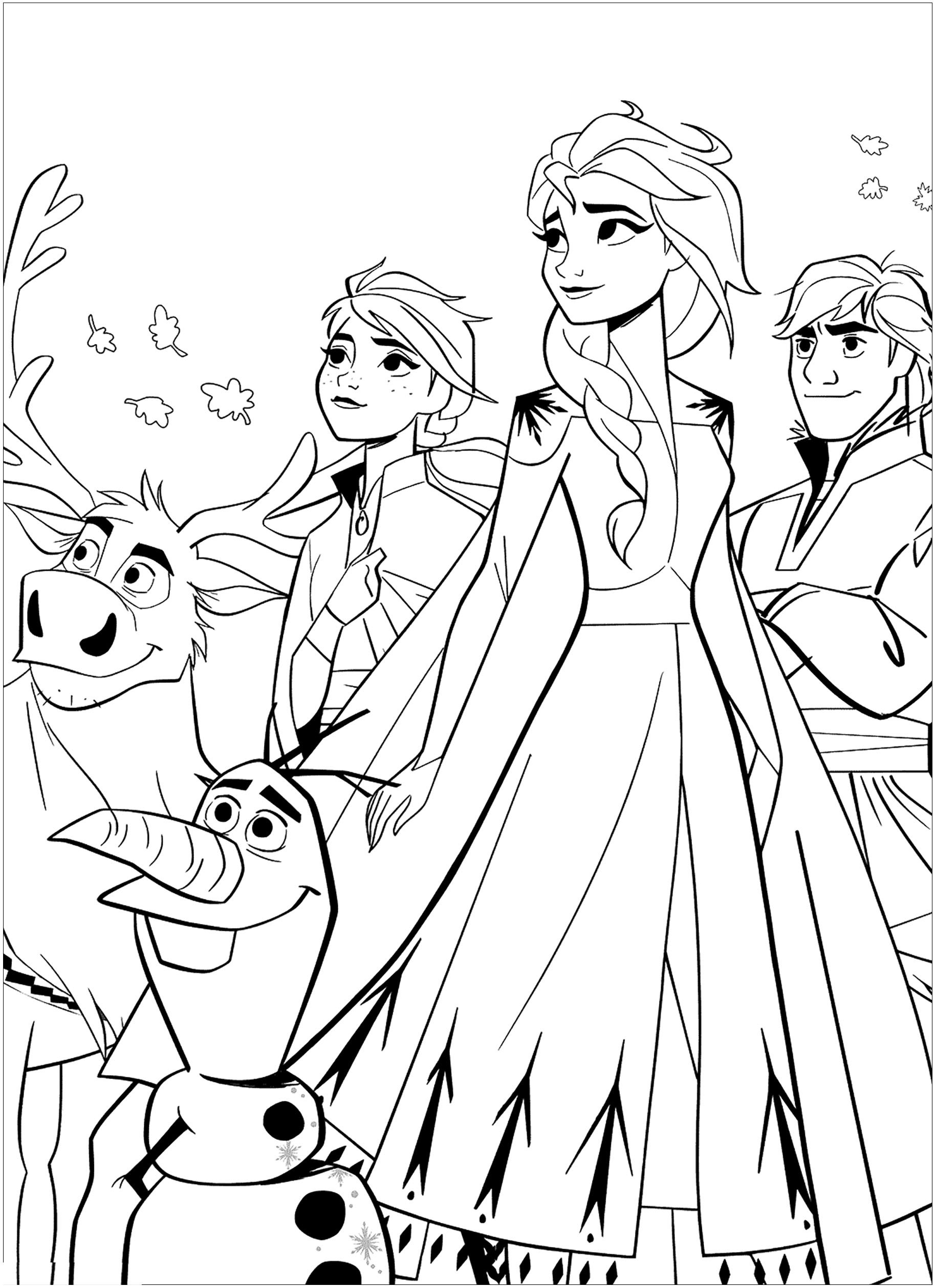 Coloring Pages Elsa Drawings for sketching - SheetalColor.com
