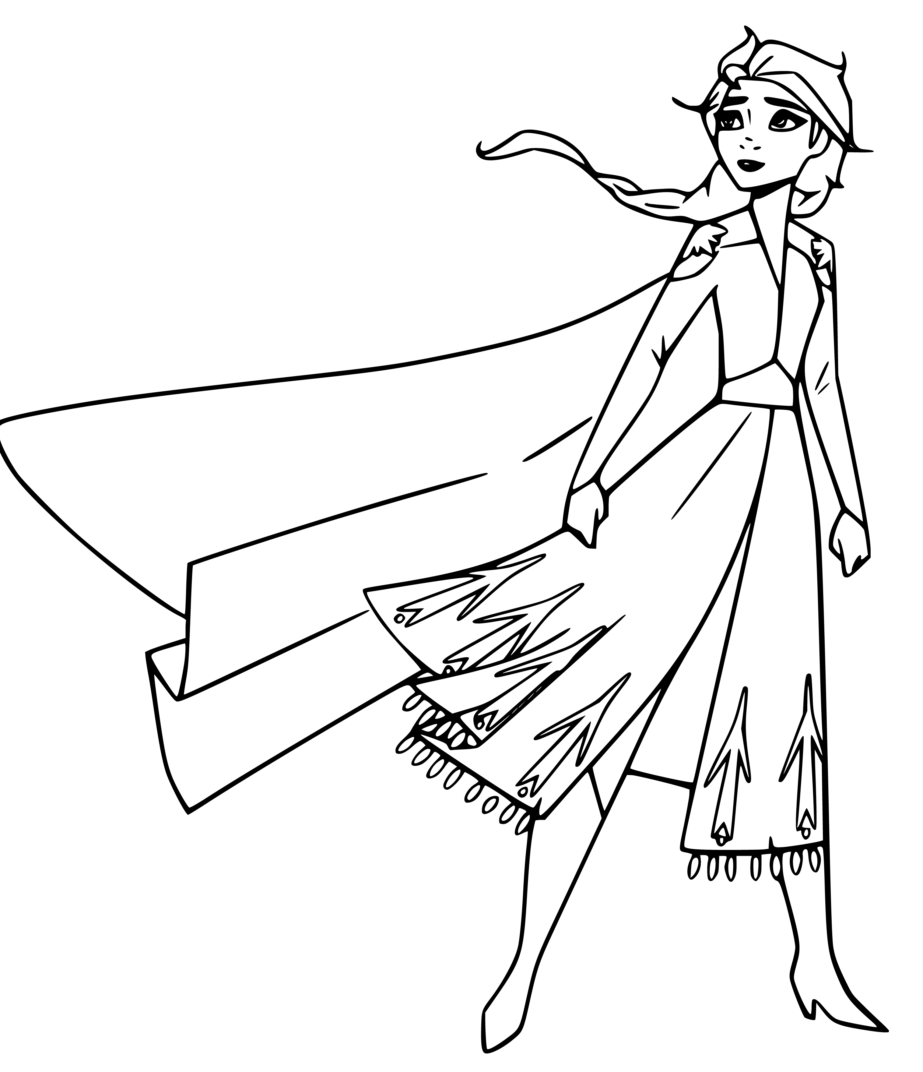 Princess Elsa Coloring Pages (Frozen) - Coloring Sheets