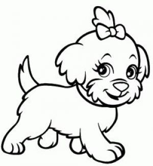 Puppies Coloring Page - SheetalColor.com