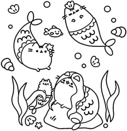 Pusheen Coloring Book (A Pusheen Book) - SheetalColor.com