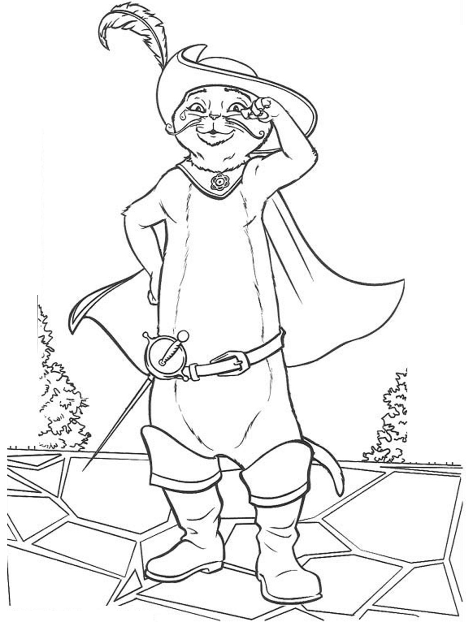 Puss in Boots The Last Wish Coloring sheets - SheetalColor.com