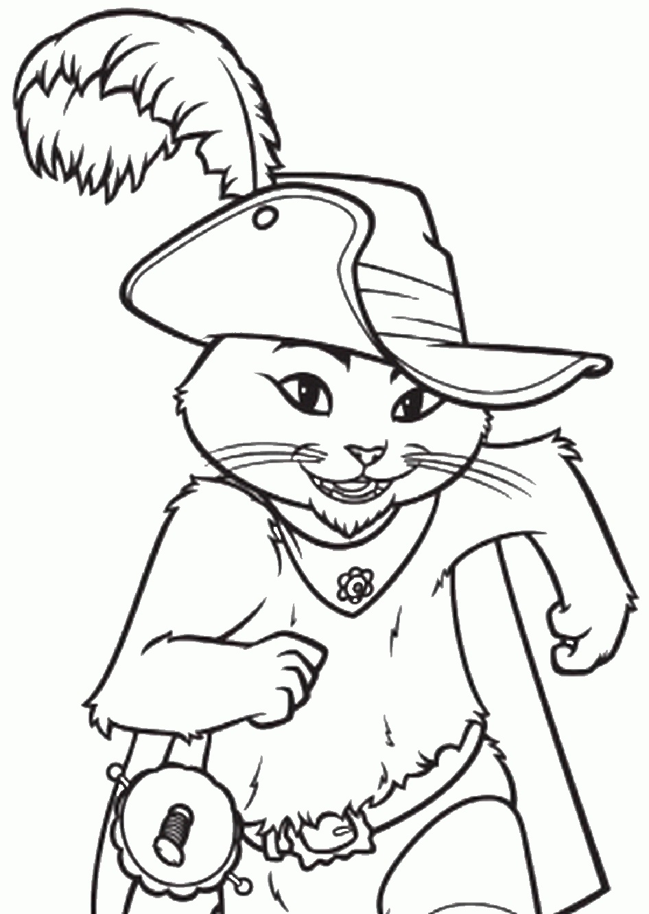 Puss in Boots The Last Wish Coloring Pages - SheetalColor.com