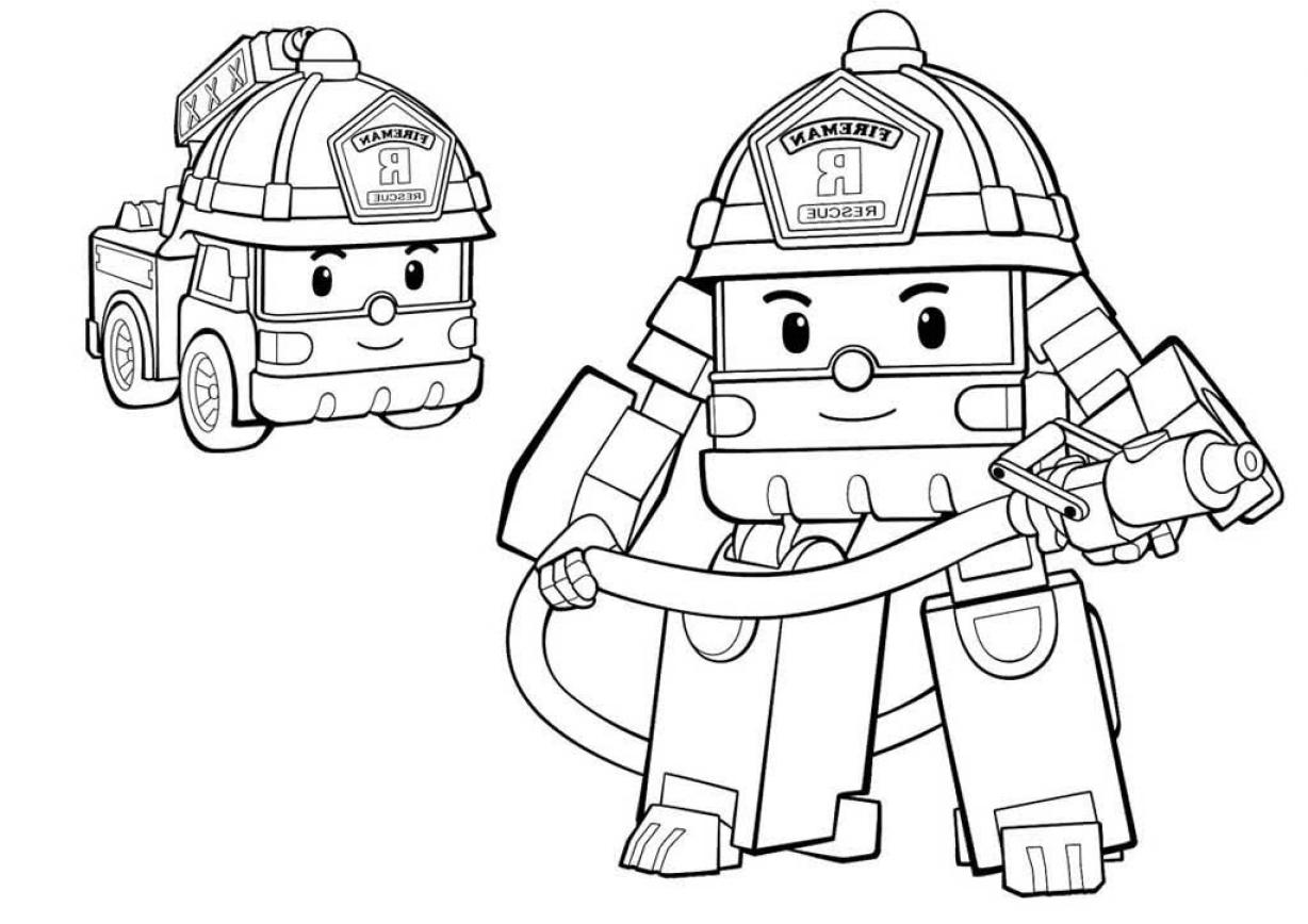 Poli Robocar Coloring Pages - SheetalColor.com