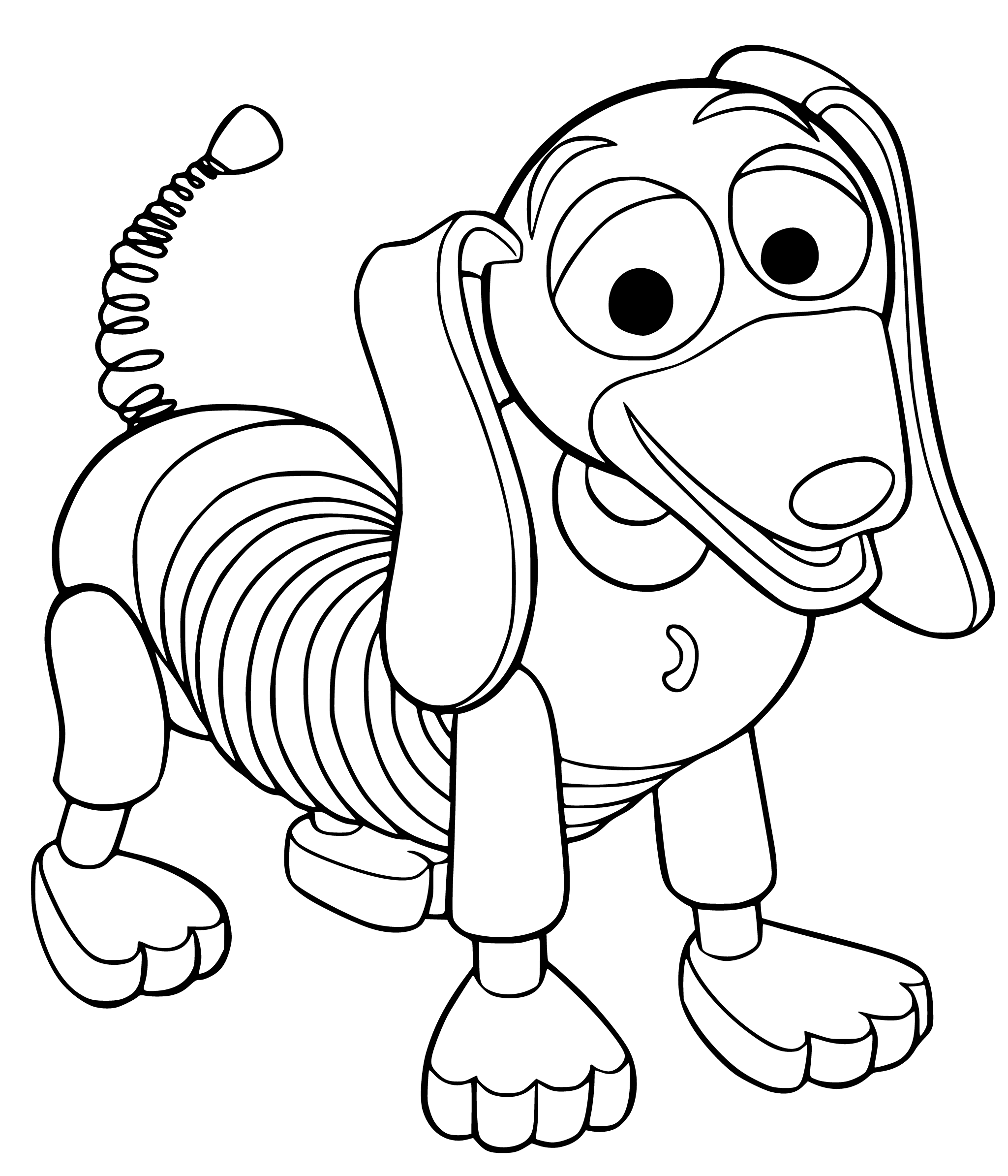 Slinky Dog (Toy Story) Coloring Sheets - Coloring Sheets